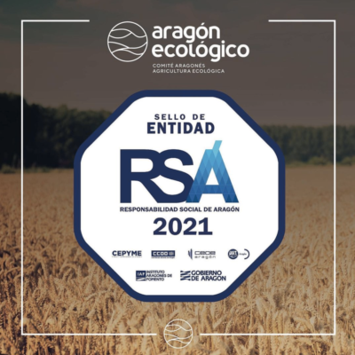 Aragón Ecológico obtiene el Sello de Responsabilidad Social de Aragón 2021