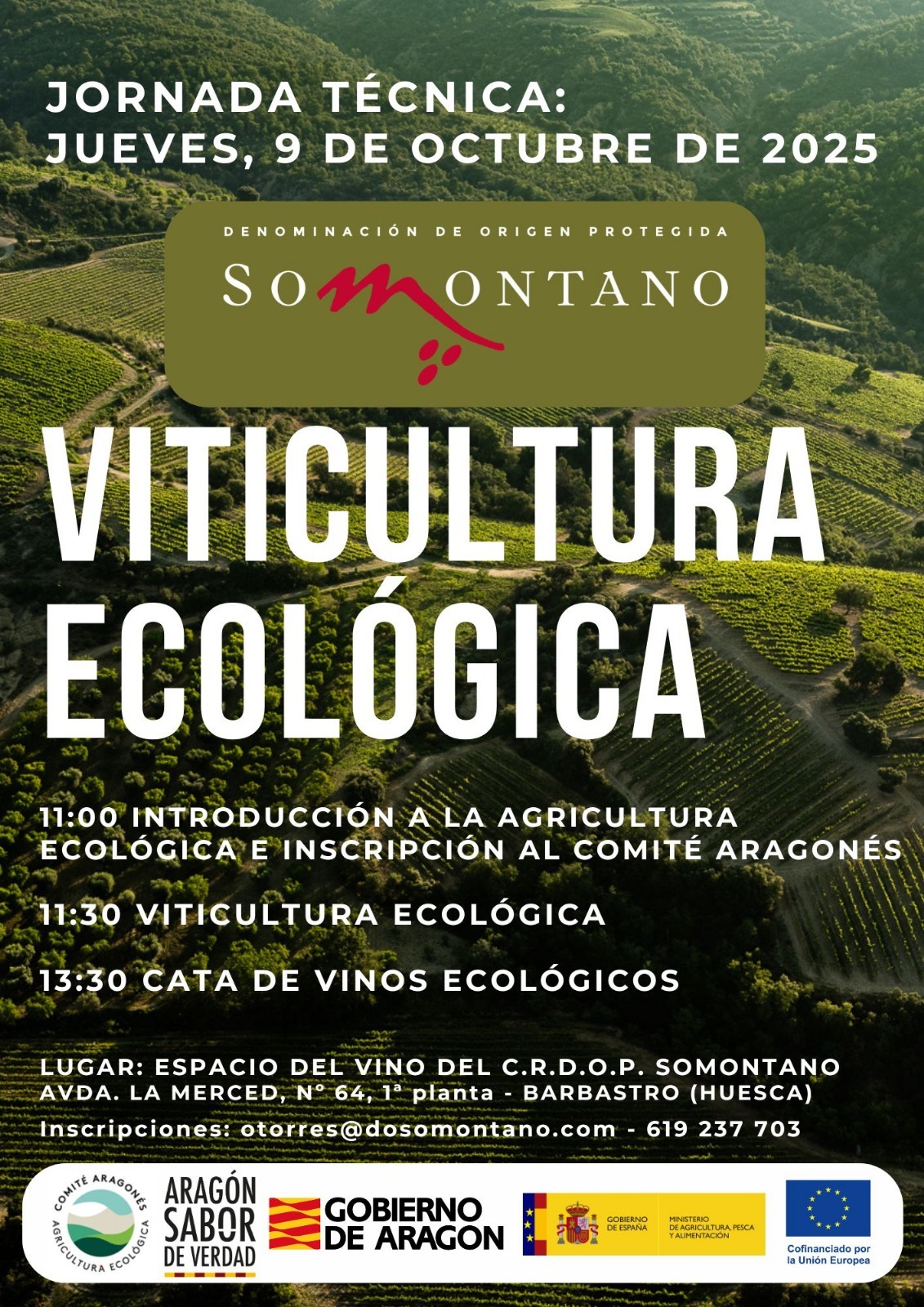 Jornada técnica sobre viticultura ecológica