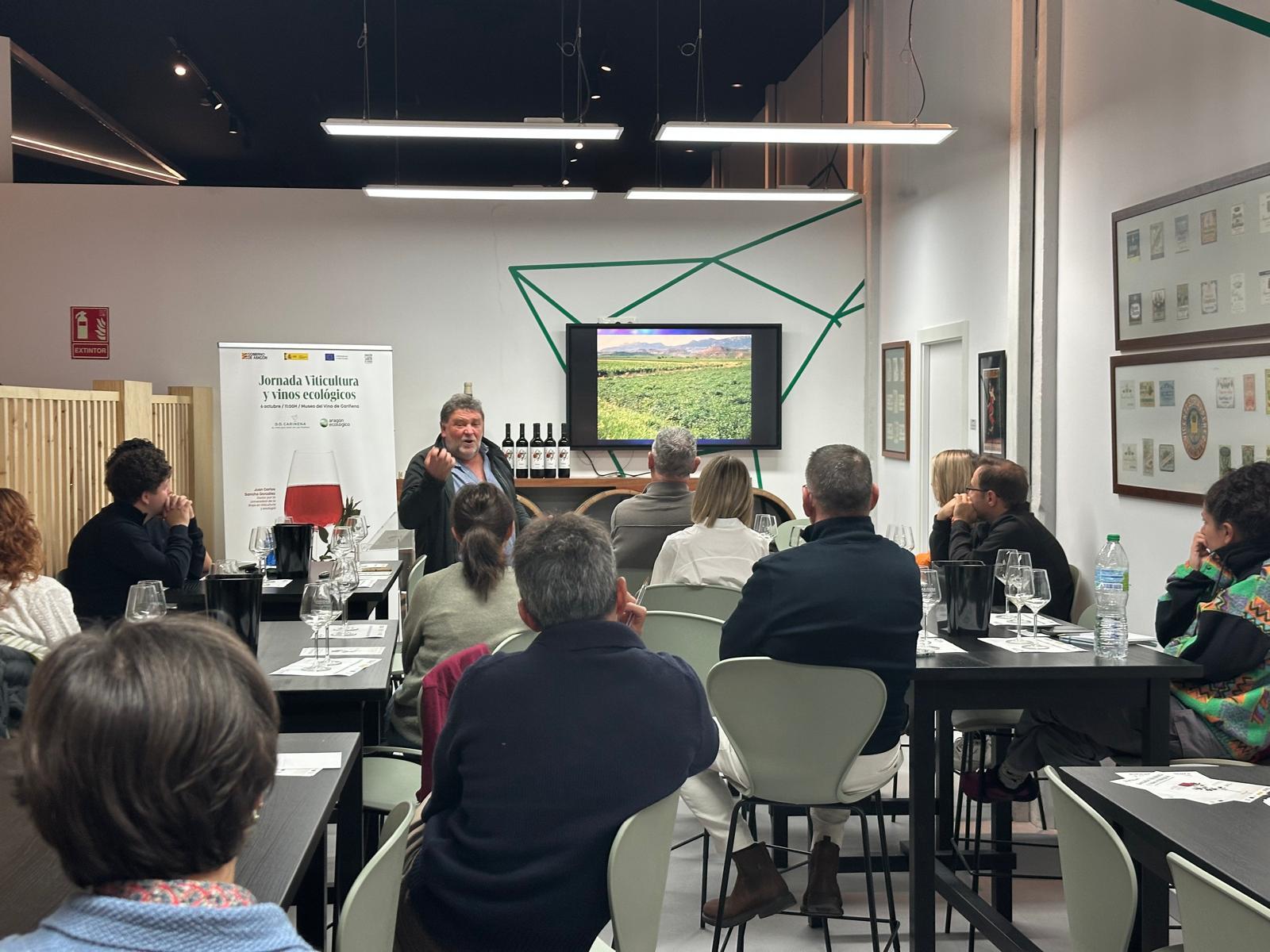 La D.O. Cariñena presentó una jornada sobre vinos ecológicos