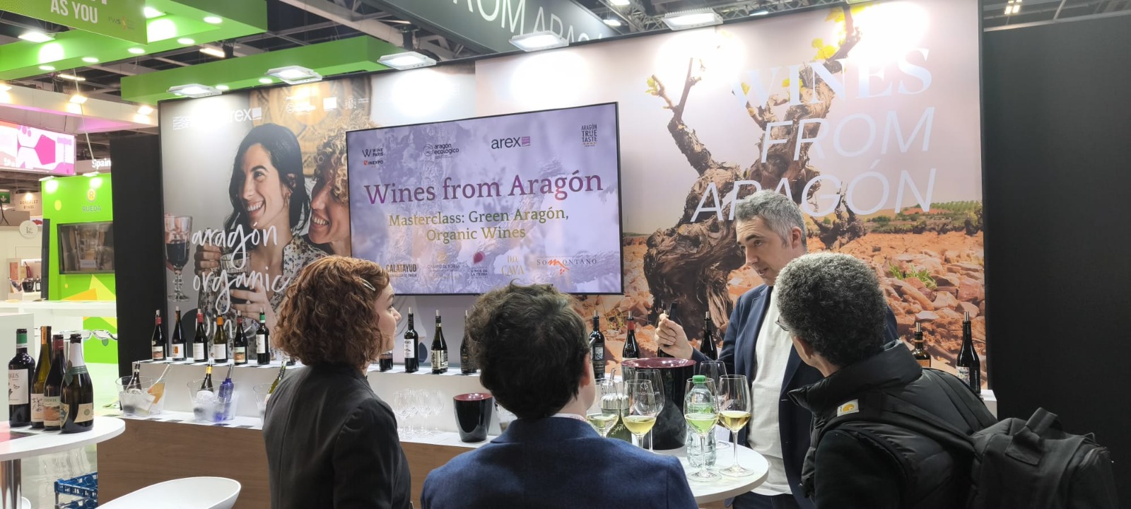 Aragón ha estado presente en Wine Paris 2026 de la mano de Aragón Exterior y Aragón Ecológico.