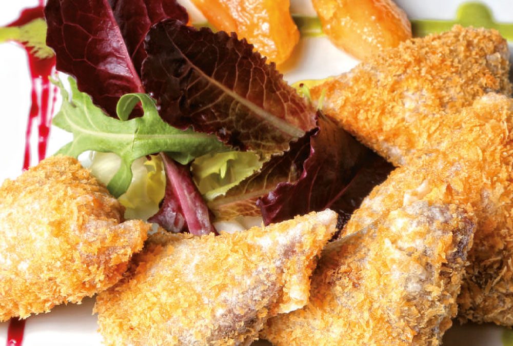 Empanadas de ternasco de Aragón, reineta y garnacha