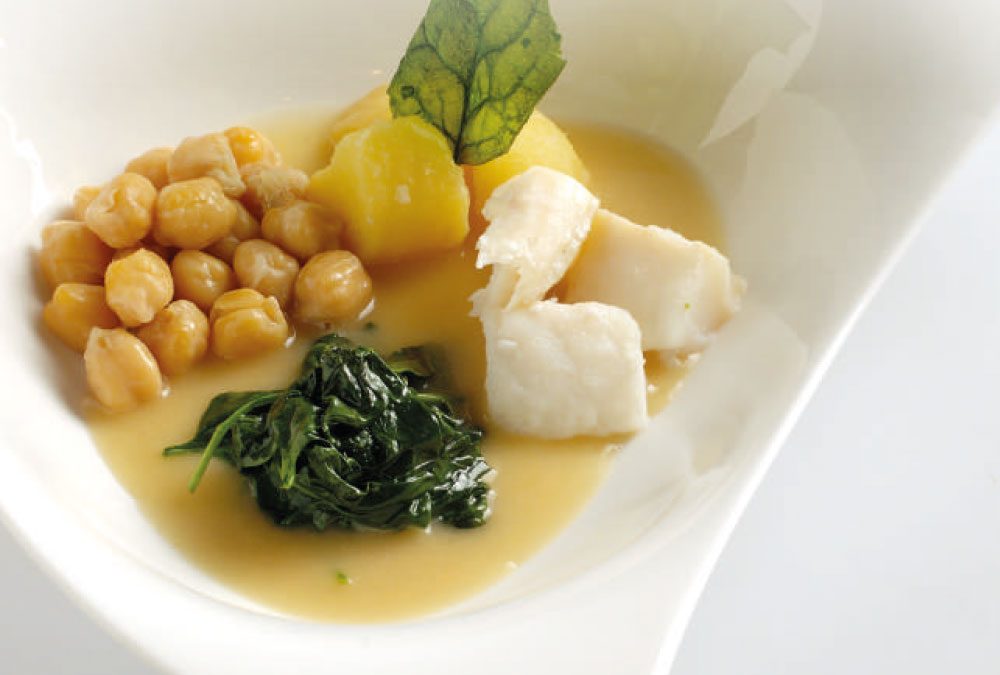 Garbanzos con espinacas