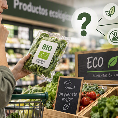 El auge de los alimentos ecológicos choca con la desconfianza del consumidor: el 68% teme mensajes engañosos
